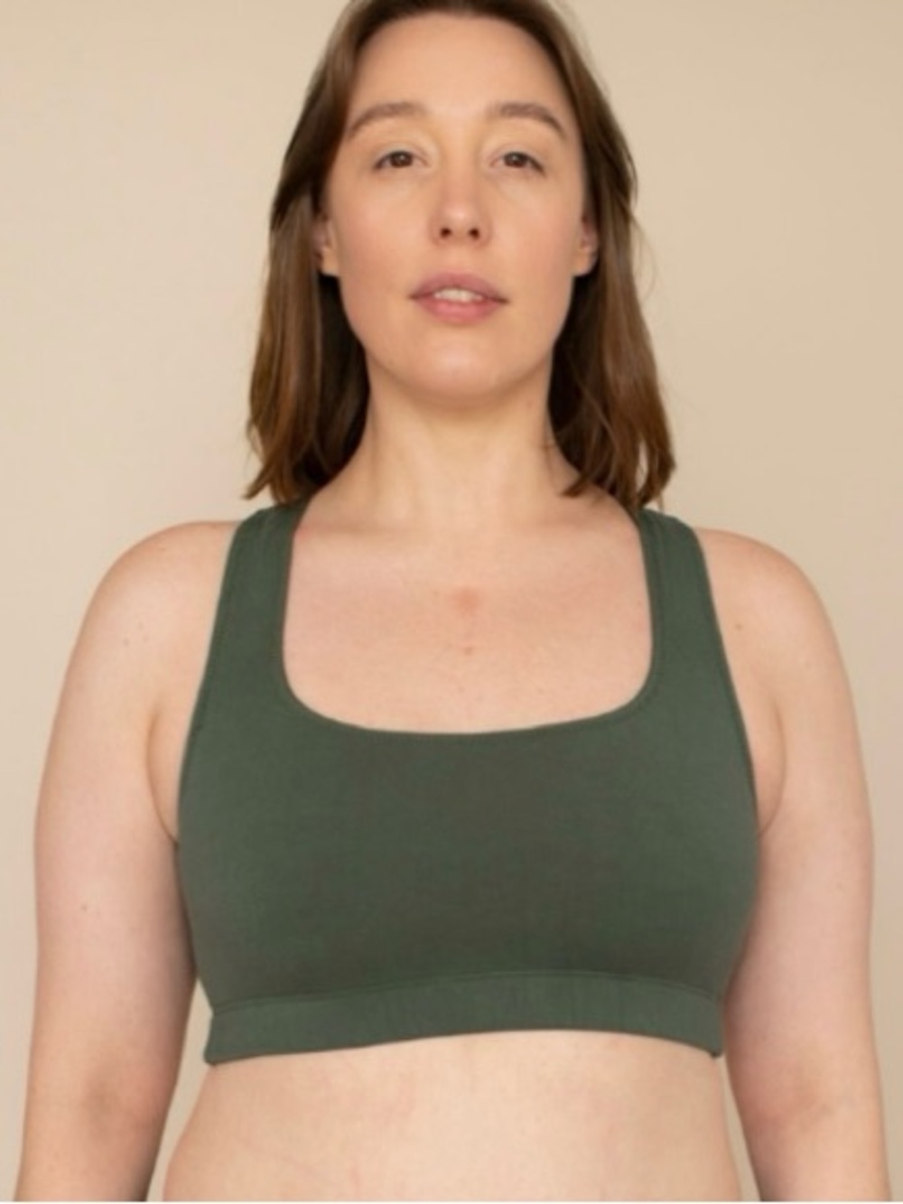 Hara The Label Jacky Bra Racerback Wide Strap Comfort Organic Bamboo Size Medium
